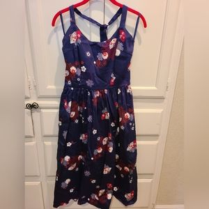 Collectif fan swing dress NWT